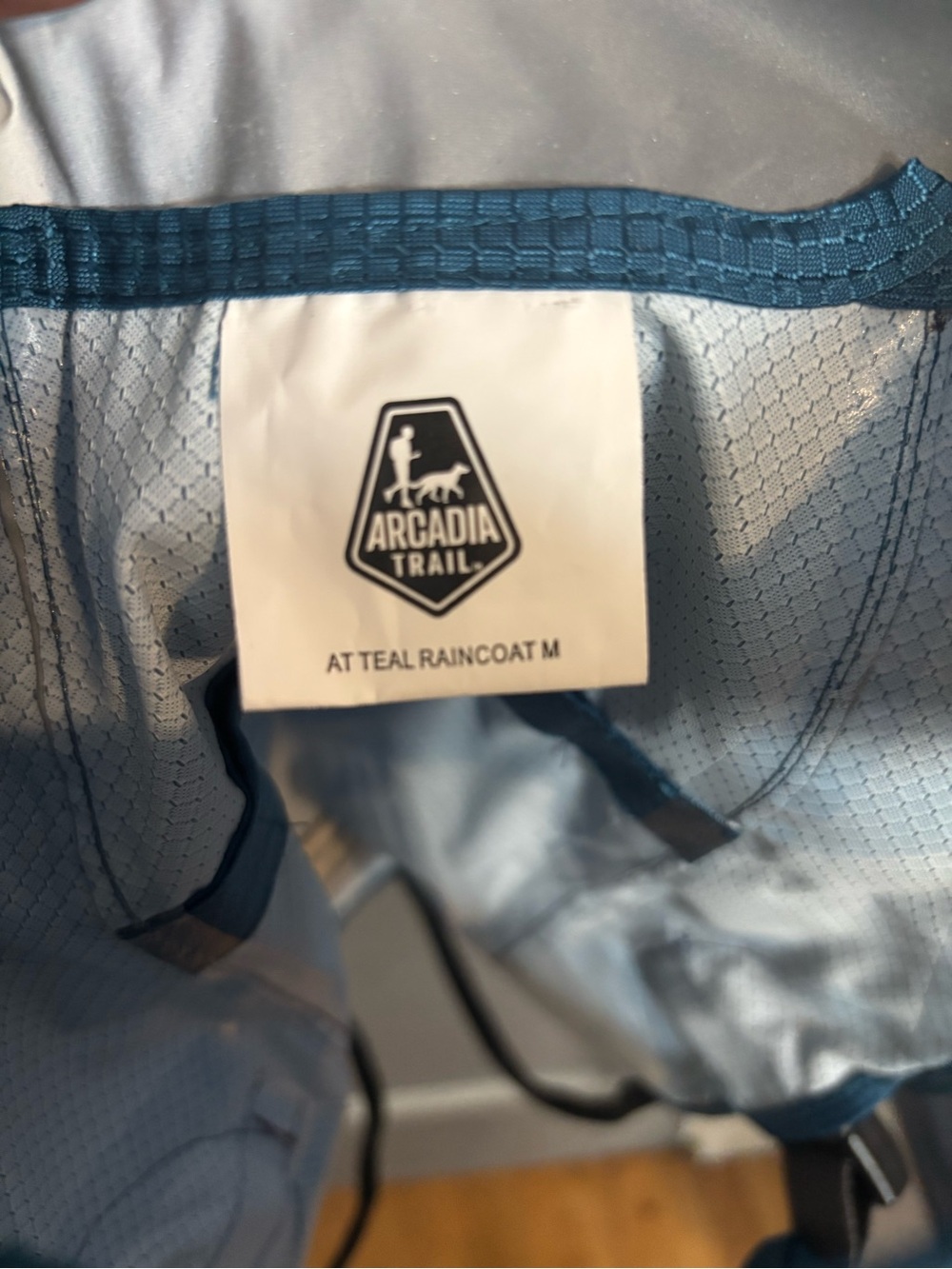 Arcadia Trail Teal Dog Raincoat - Waterproof Outdoor Jacket
